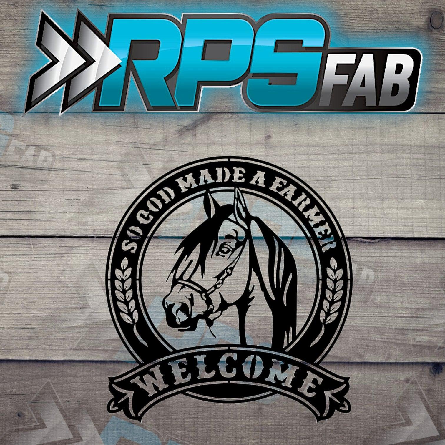Welcome Farm Sign - RPS Fab