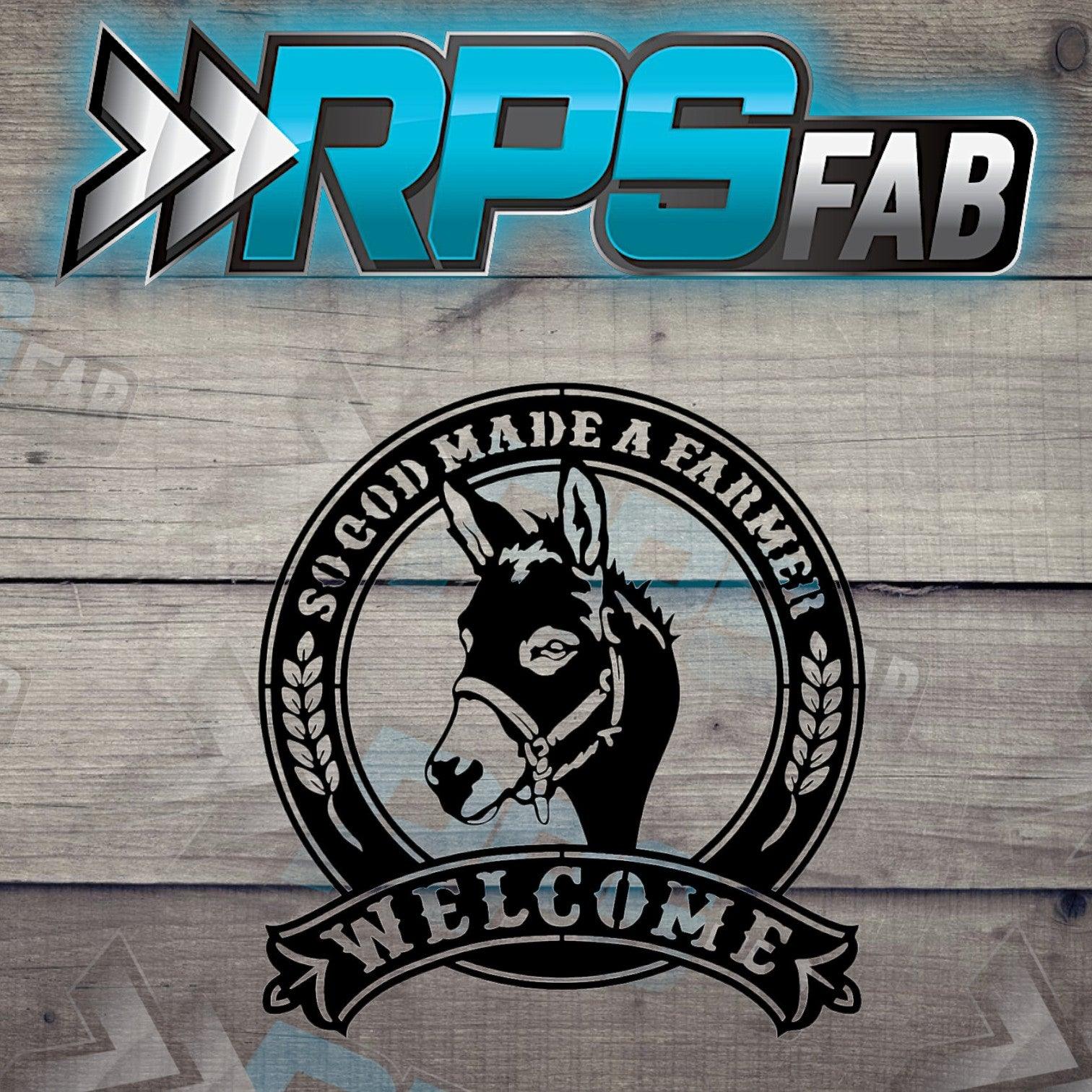 Welcome Farm Sign V5 - RPS Fab